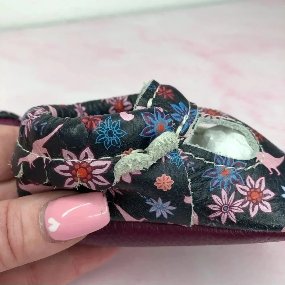 Freshly Picked Mary Jane Dinos & Dahlias size 1‎ infant Rare Discontinued Style